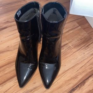 Aldo patent leather boots